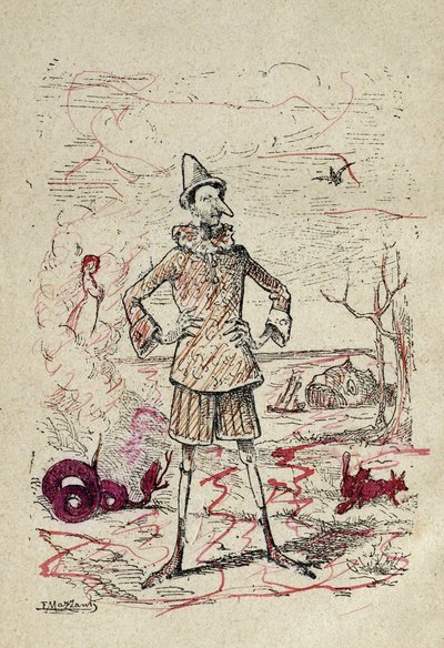 Pinocchio, 1883 af Enrico Mazzanti