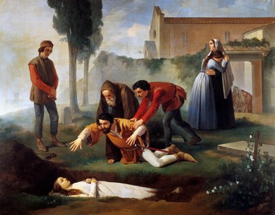 Begravelse af Pia de Tolomei af Enrico Pollastrini