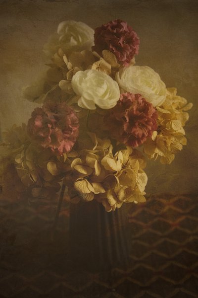 Vintage blomsterbuket af Enrico Sottocorna