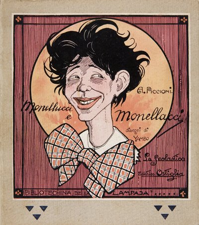 Cover af Monellucci og Monellacci af A. Piccioni af Enrico de aka Yambo Conti Novelli