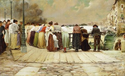 På broen, 1893 af Enrique Serra