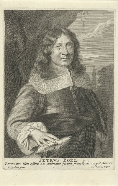 Peeter Boel, graveret af Conrad Lauwers, ca. 1649-62 (stik) af Erasmus (after) Quellinus