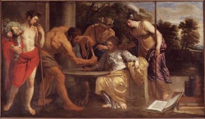 Arbejde og Konstans, 1640. af Erasmus Quellinus the Younger