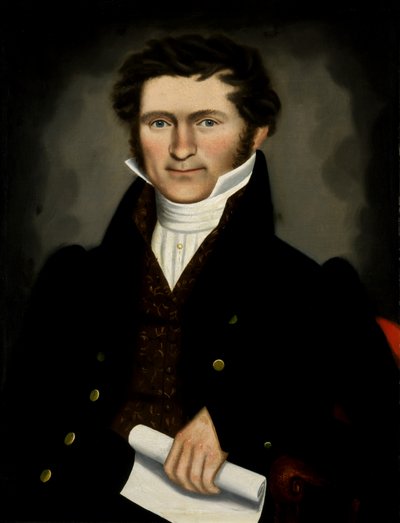 Gentleman fra Squire Williams House, ca. 1829. af Erastus Salisbury Field