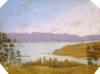Leverett Pond, ca. 18601880. af Erastus Salisbury Field