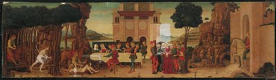 Historien om Nastagio degli Onesti af Ercole de (circle of) Roberti
