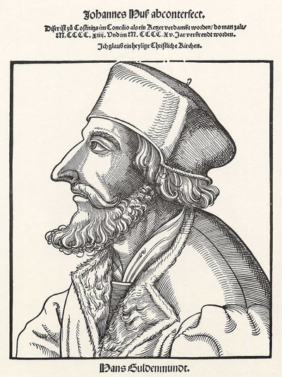 John Hus af Erhard Schon