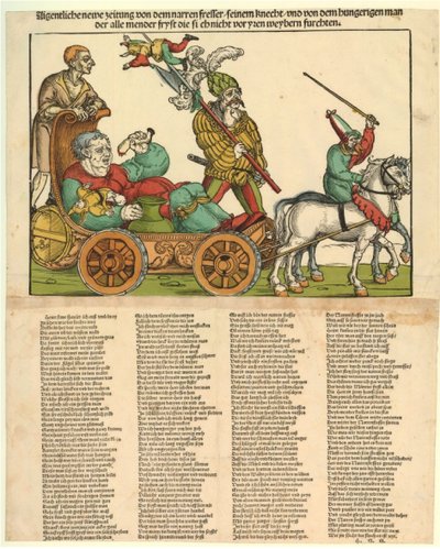 Aigentliche newe zeitung von dem Narren fresser af Erhard Schon