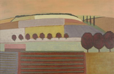 Roussillon Landskab af Eric Contemporary Artist Hains