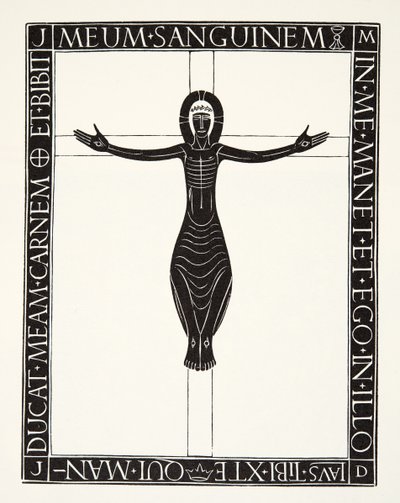 Krucifiks af Eric Gill
