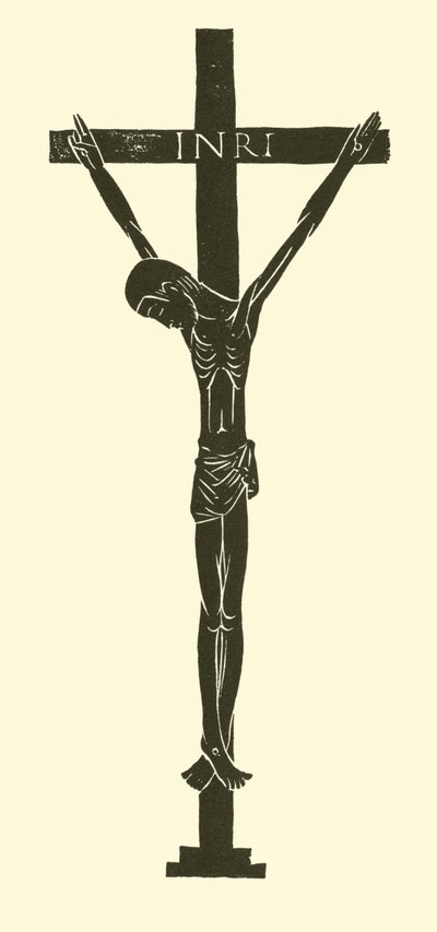 Krucifiks af Eric Gill