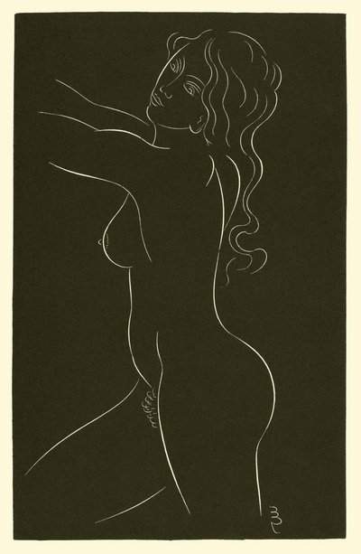 Kvinde nøgen af Eric Gill