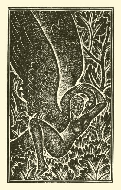 Leda elskede af Eric Gill