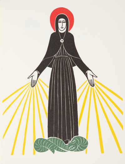Vor Frue af Lourdes af Eric Gill