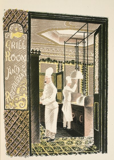 Restaurant and Grill Room, illustration fra 
