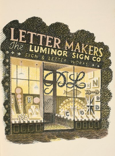 Sign Maker, illustration fra 