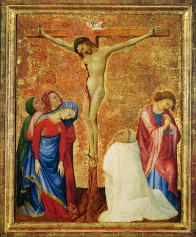 Golgata med en kartusianermunk ... af Erich Lessing