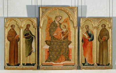 I midten: Madonna og barn ... af Erich Lessing