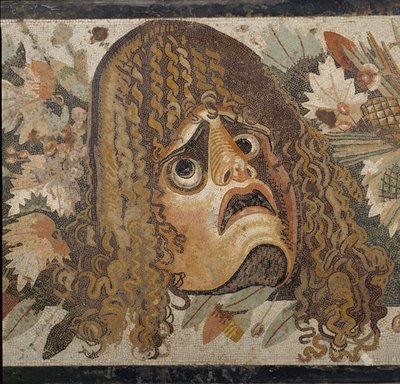 Fest med masker, blade og frugt af Erich Lessing