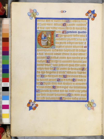 Helside: indrammet tekst med historiserende initial 