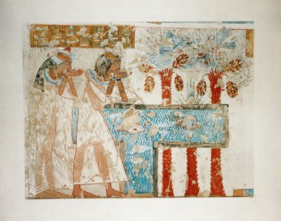 Kenro og hans kone i deres have ... af Erich Lessing