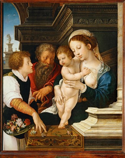 La Sainte Famille - den hellige familie ... af Erich Lessing