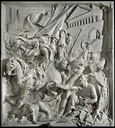 Møde mellem Alexander den Store og Diogenes ... af Erich Lessing