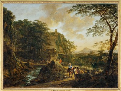 Landskab med rejsende ... af Erich Lessing