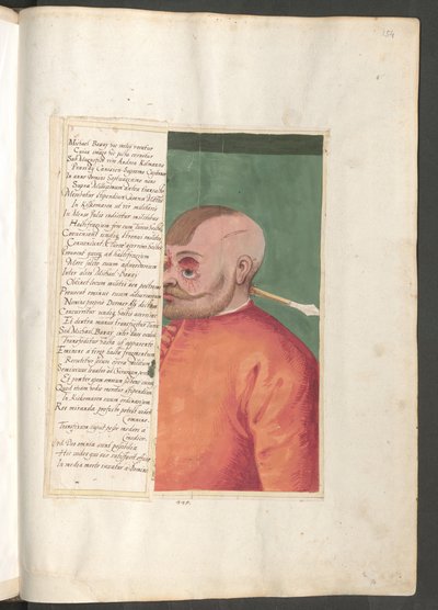 Portræt af den ungarske soldat Michael Baxay af Erich Lessing