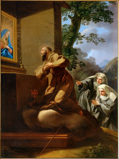 Saint Francis de Paula i ekstase - Saint Francis Paula i ekstase ... af Erich Lessing