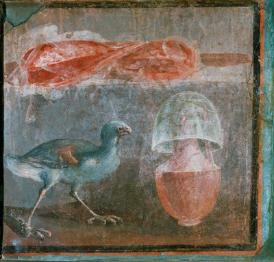 Stilleben med kylling af Erich Lessing