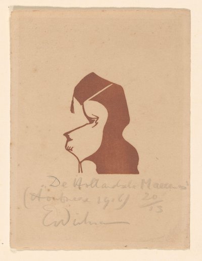 De Hollandsche Maecenas (original titel på objektet) af Erich Wichmann (signed by artist)
