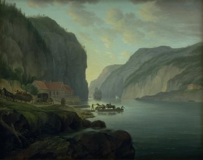 Svinesund ved Frederikshald i Norge af Erik Pauelsen