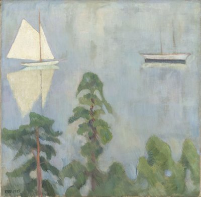 Spejling af Erik Theodor Werenskiold