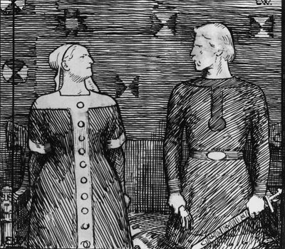 Snorre Saga af Erik Theodor Werenskiold