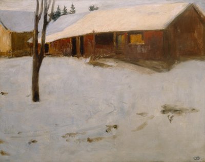Vinter af Erik Theodor Werenskiold