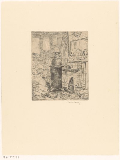 Geen gas (original titel på objekt) af Erkelens (signed by artist)