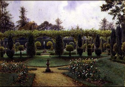 Grey Day, Brockenhurst, Hampshire (akvarel) af Ernest Arthur Rowe
