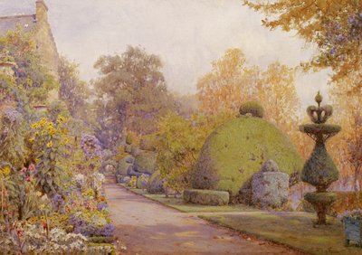 The Yew Walk, Barncluith, Strathclyde af Ernest Arthur Rowe