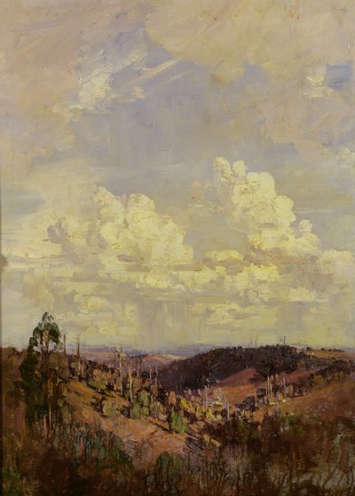 And Let the Clouds of Even and of Morn (Tennyson) af Arthur Streeton