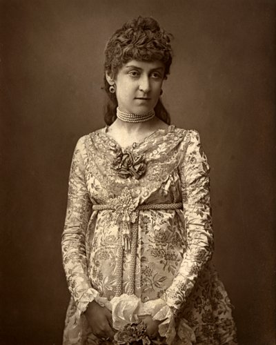 Angela Fenton, britisk skuespillerinde, 1887. af Ernest Barraud