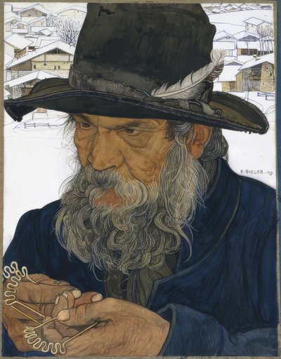 Nagelschmied i Granois af Ernest Bieler
