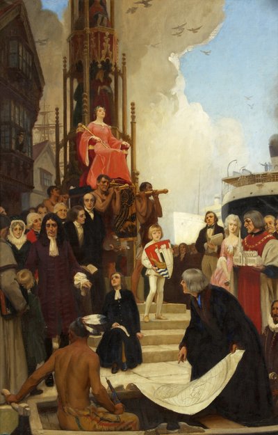 Et allegorisk billede af Bristol af Ernest Board