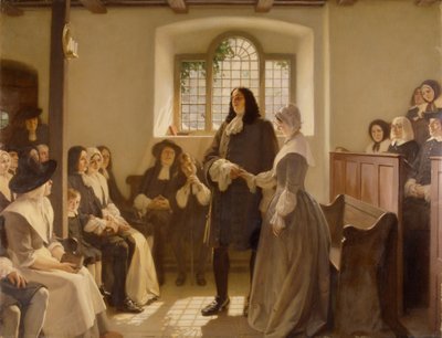 Ægteskabet mellem William Penn og Hannah Callowhill i Friends