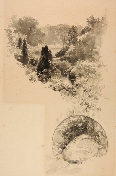 Battle Pass, Prospect Park, stedet for slaget ved Long Island af Ernest C. Peixotto