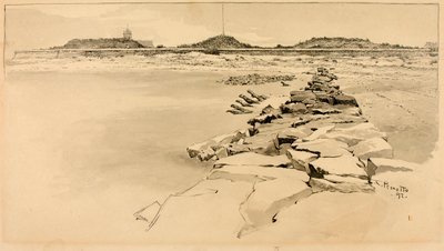 Fort Moultrie på stedet for det gamle Fort Sullivan af Ernest C. Peixotto