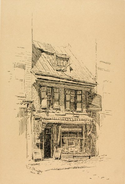 Huset, hvor det første amerikanske flag blev lavet af Ernest C. Peixotto