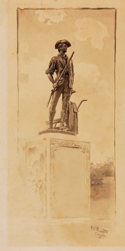 Minute Man-monumentet af Ernest C. Peixotto