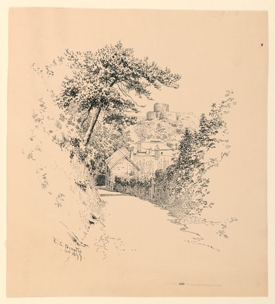 Slottet i Launceston af Ernest Clifford Peixotto