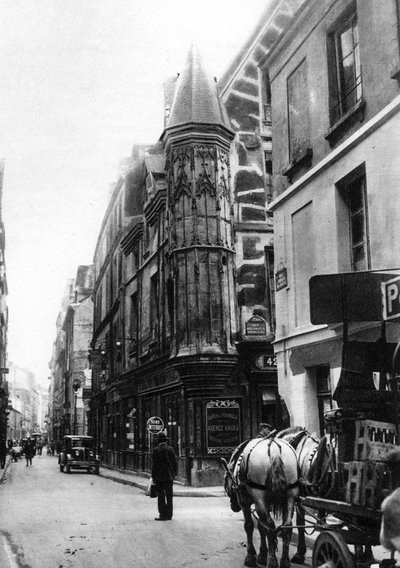 Rue Vieille du Temple, Hotel Barbette, Paris, 1931. af Ernest Flammarion